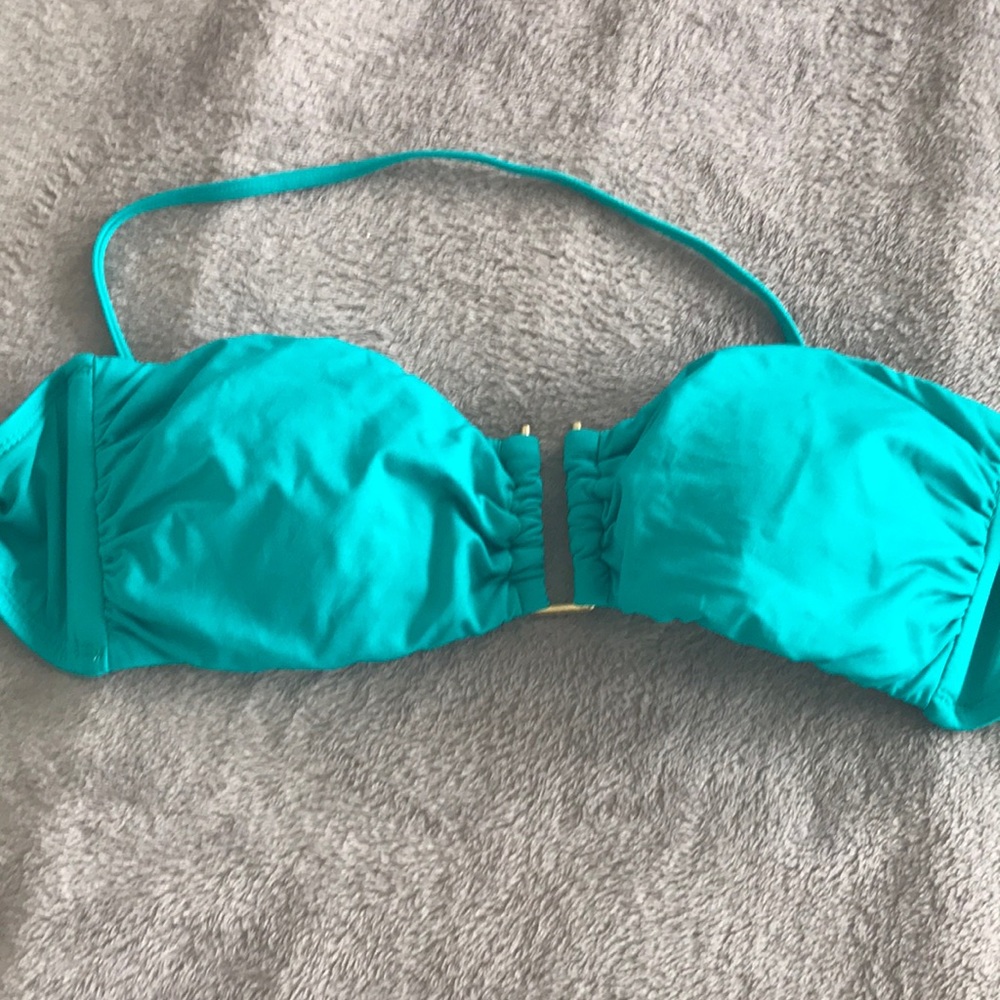 Mossimo teal bikini top